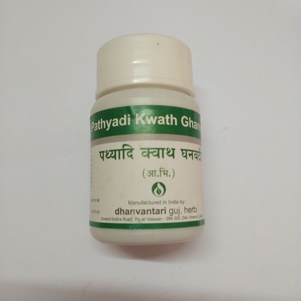 Dhanvantari Pathyadi Kwath Ghanvati